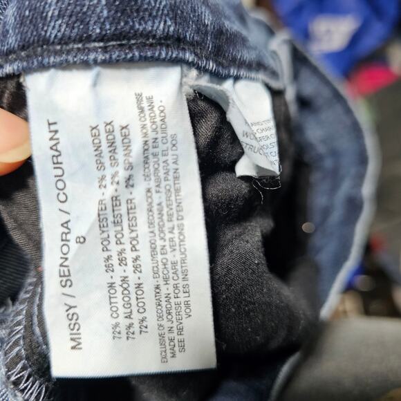 Gloria Vanderbilt Amanda Straight Jeans Women's Size 8 High Rise Stretch Casual - Picture 6 of 7